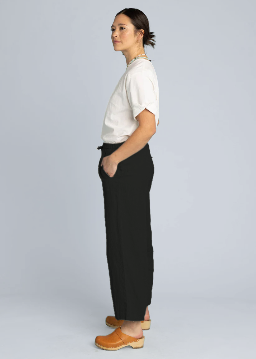 Shore Pant - Linen Black