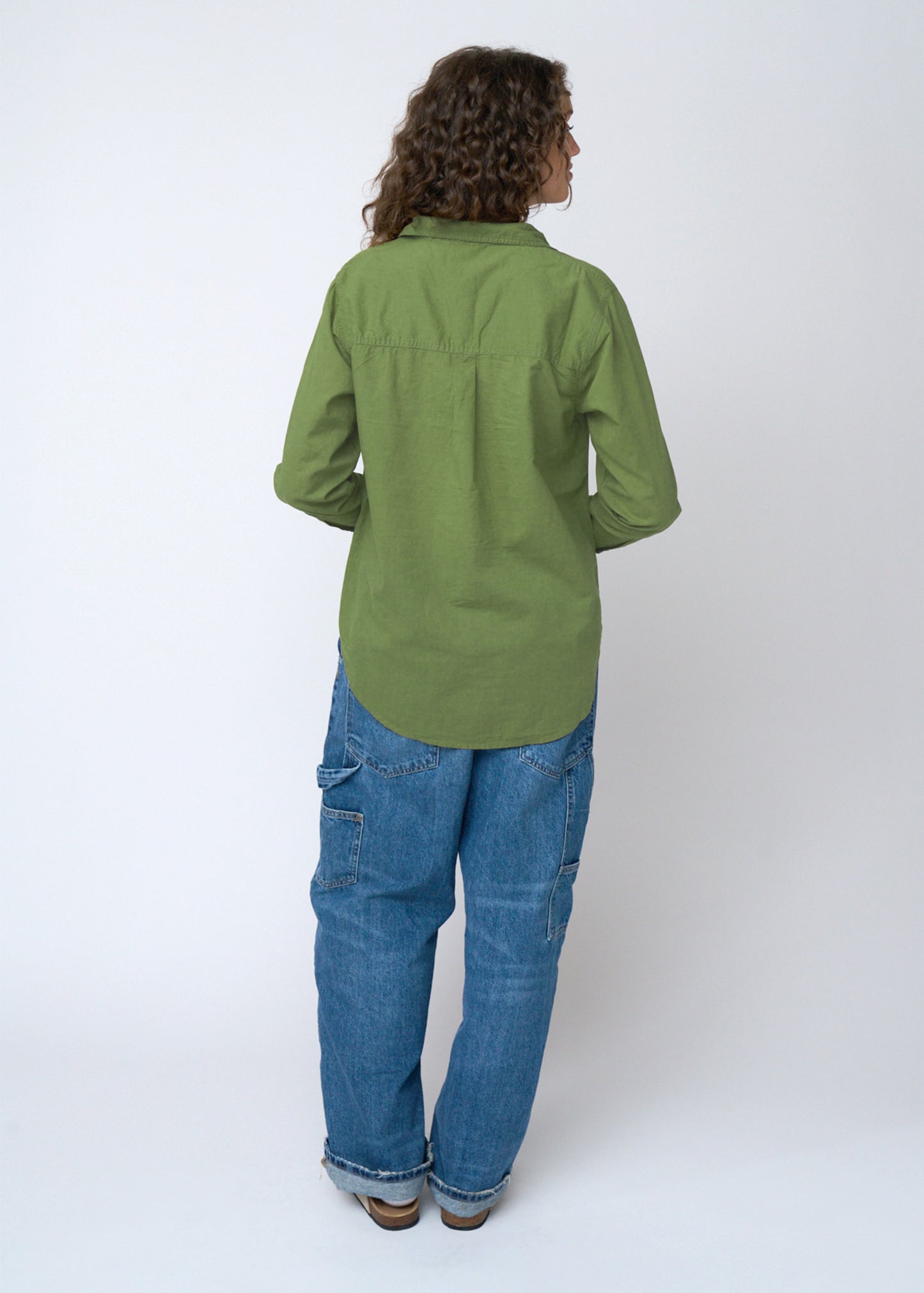 Good Boyfriend Shirt - Olive 7 - Back