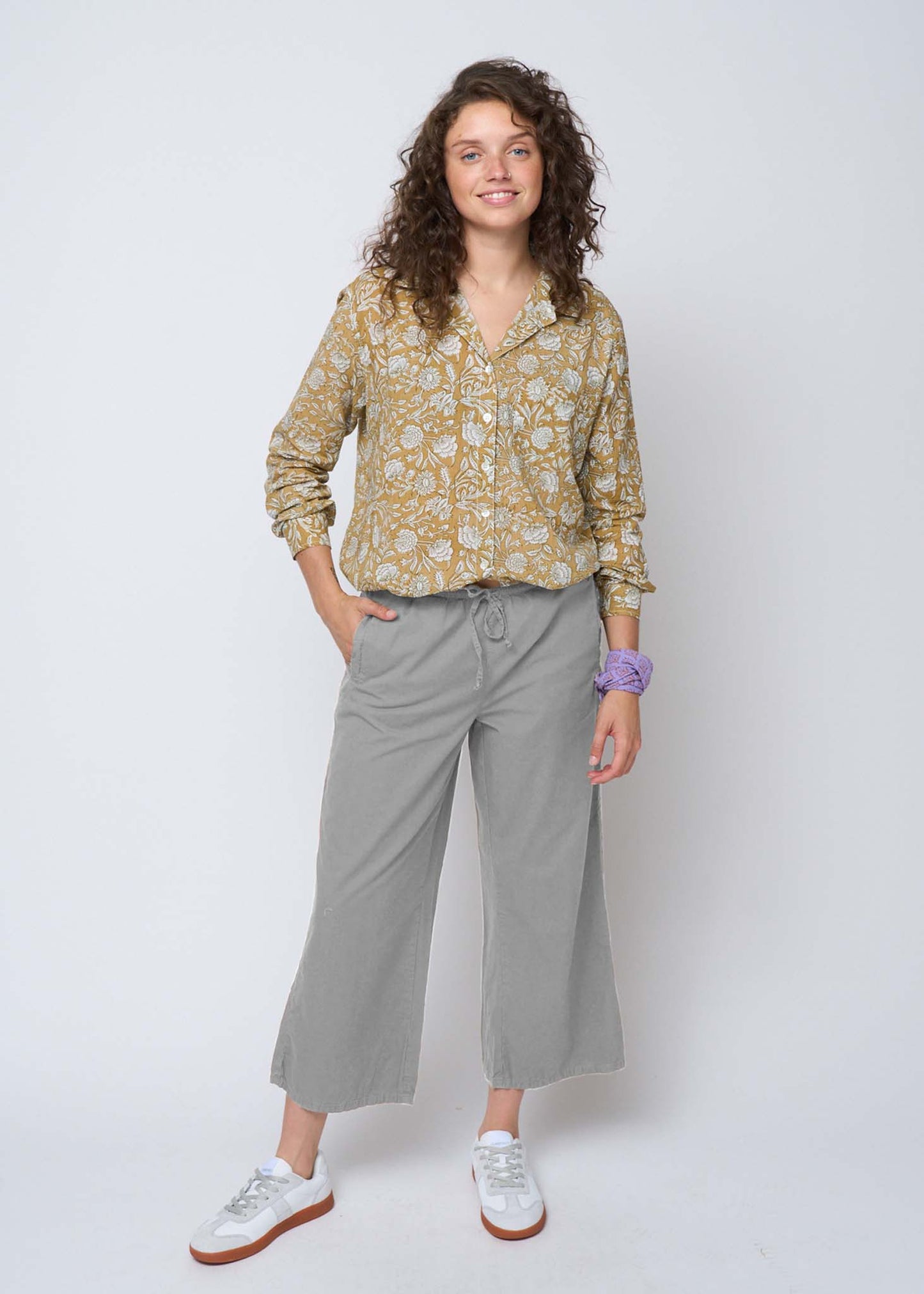 Shore Pant - Dove Grey Twill 2 - Studio