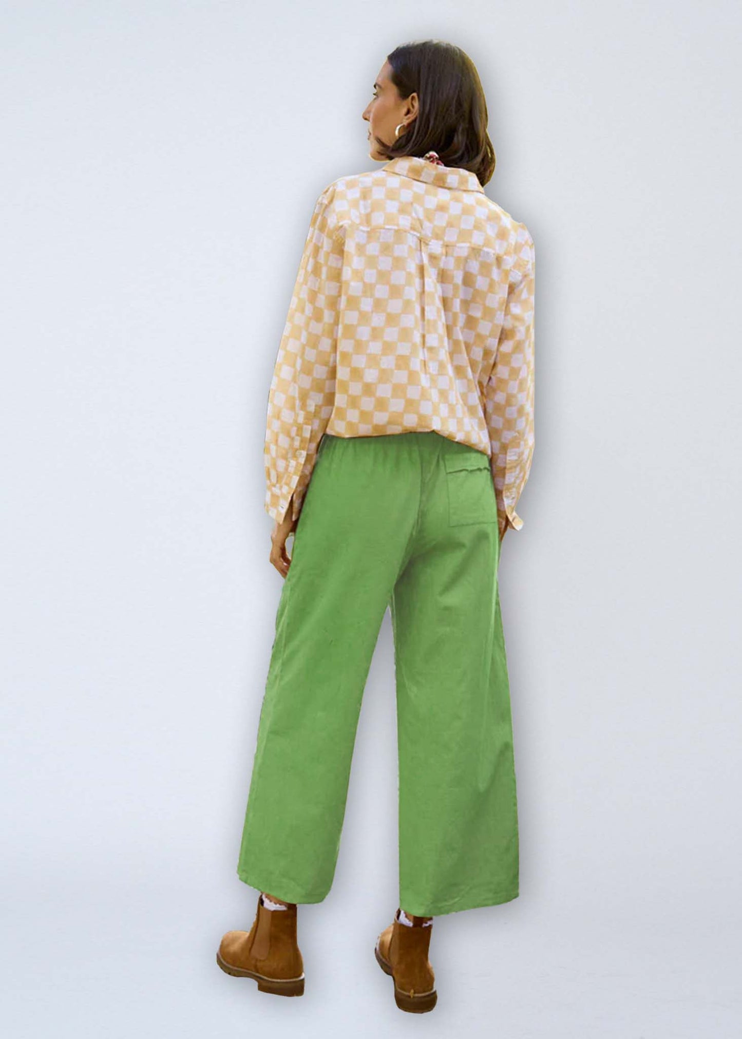 Shore Pant - Honeydew Twill 2 - Back