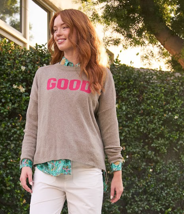 Good Relaxed Sweater - Taupe 4 - Outdoor