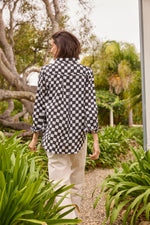 Good Boyfriend Shirt - Checkerboard Black