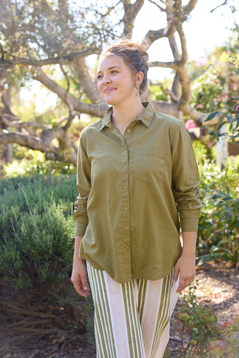 Good Boyfriend Shirt - Olive Oil