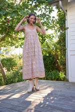 Hamptons Dress - Messy Dot Baked Clay