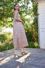 Hamptons Dress - Messy Dot Baked Clay