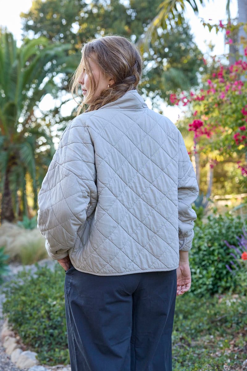 Countryside Quilted Jacket - Pebble