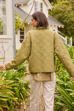 Countryside Quilted Jacket - Olive Oil