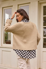 Montauk Shaker Recycled Cashmere Sweater - Oatmeal