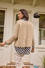 Montauk Shaker Recycled Cashmere Sweater - Oatmeal