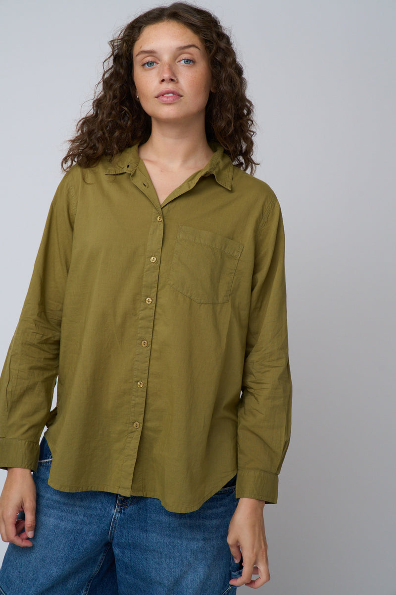 Good Boyfriend Shirt - Olive Oil