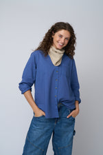 Good Boyfriend Shirt - Inky Blue