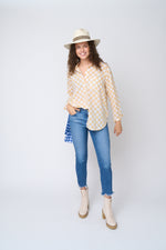 Good Boyfriend Shirt - Checkerboard Natural