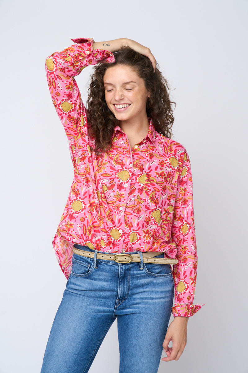 Good Boyfriend Shirt - Mira Floral