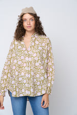 Good Boyfriend Shirt - Floral Escape Olive Oil & Lavender