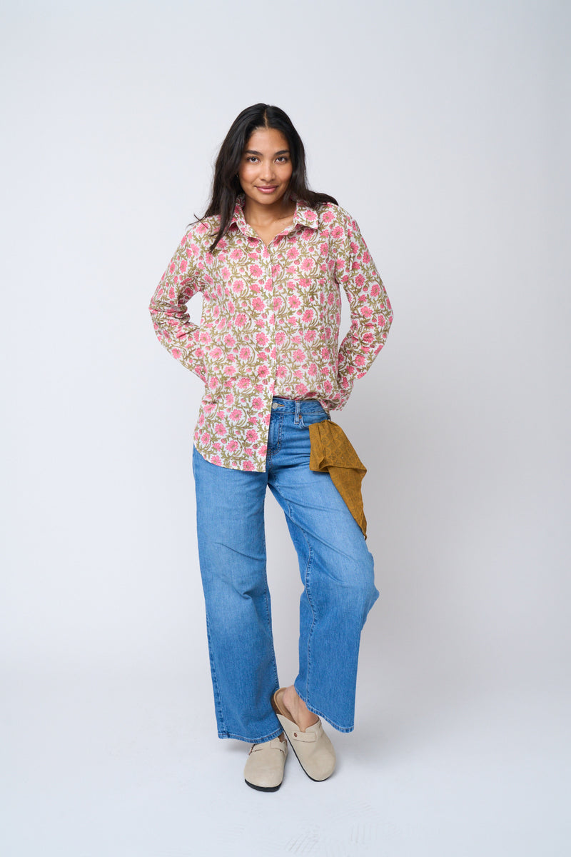 Good Boyfriend Shirt - Darlington Floral