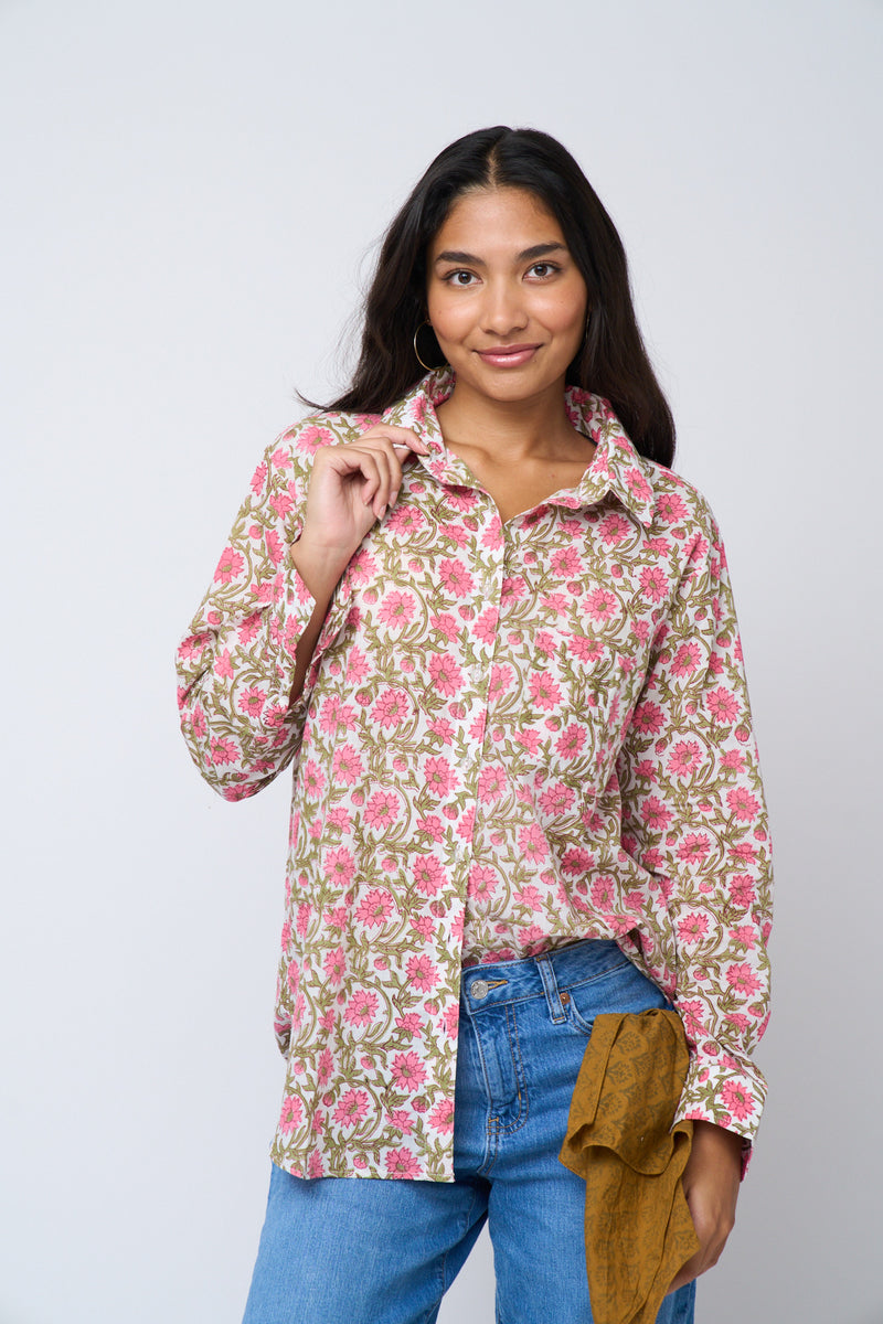 Good Boyfriend Shirt - Darlington Floral