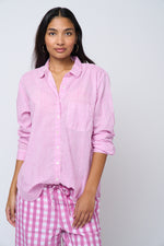 Good Boyfriend Shirt - Menswear Stripe Lavender