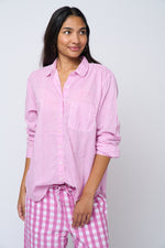 Good Boyfriend Shirt - Menswear Stripe Lavender