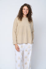 Nantucket Boxy Recycled Cashmere Sweater - Oatmeal