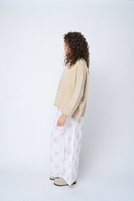 Nantucket Boxy Recycled Cashmere Sweater - Oatmeal