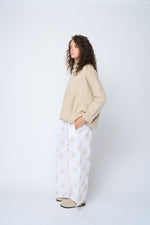 Nantucket Boxy Recycled Cashmere Sweater - Oatmeal