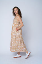 Hamptons Dress - Messy Dot Baked Clay