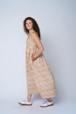 Hamptons Dress - Messy Dot Baked Clay