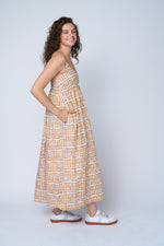 Hamptons Dress - Messy Dot Baked Clay