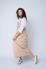 Hamptons Dress - Messy Dot Baked Clay