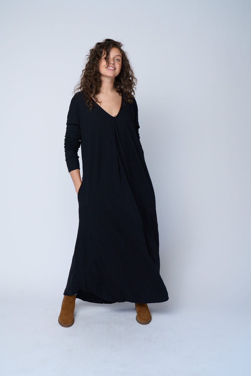 Be Clever Duo Dress - Black