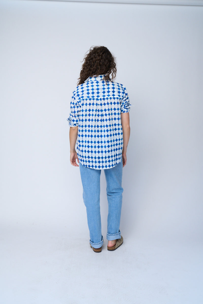 Good Boyfriend Shirt - Shibori Diamonds