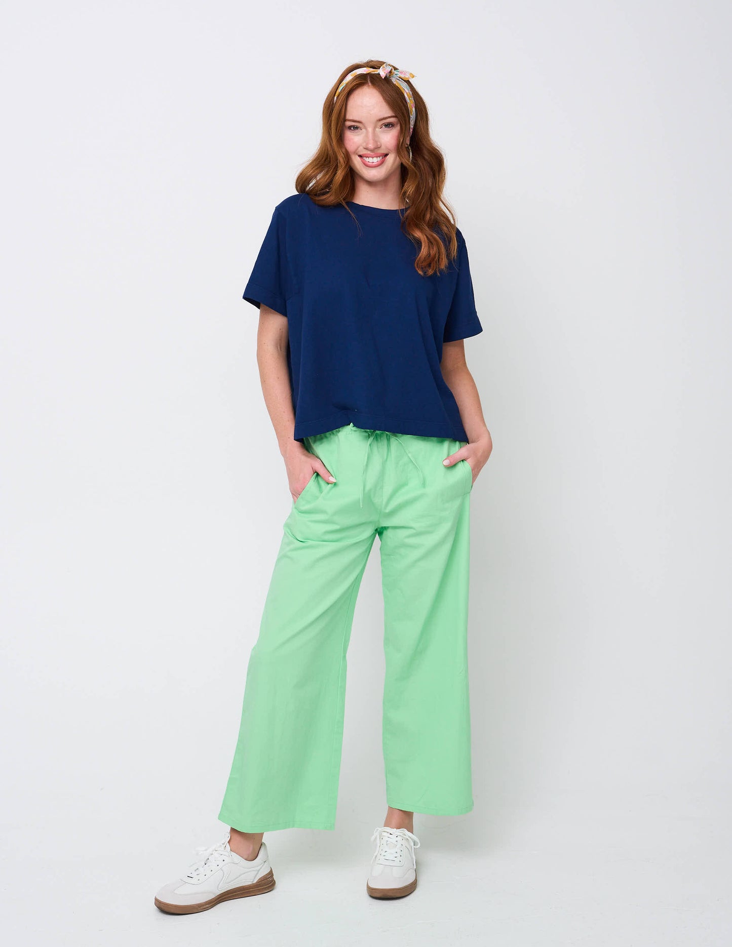 Shore Pant - Citron Twill 3 - Front
