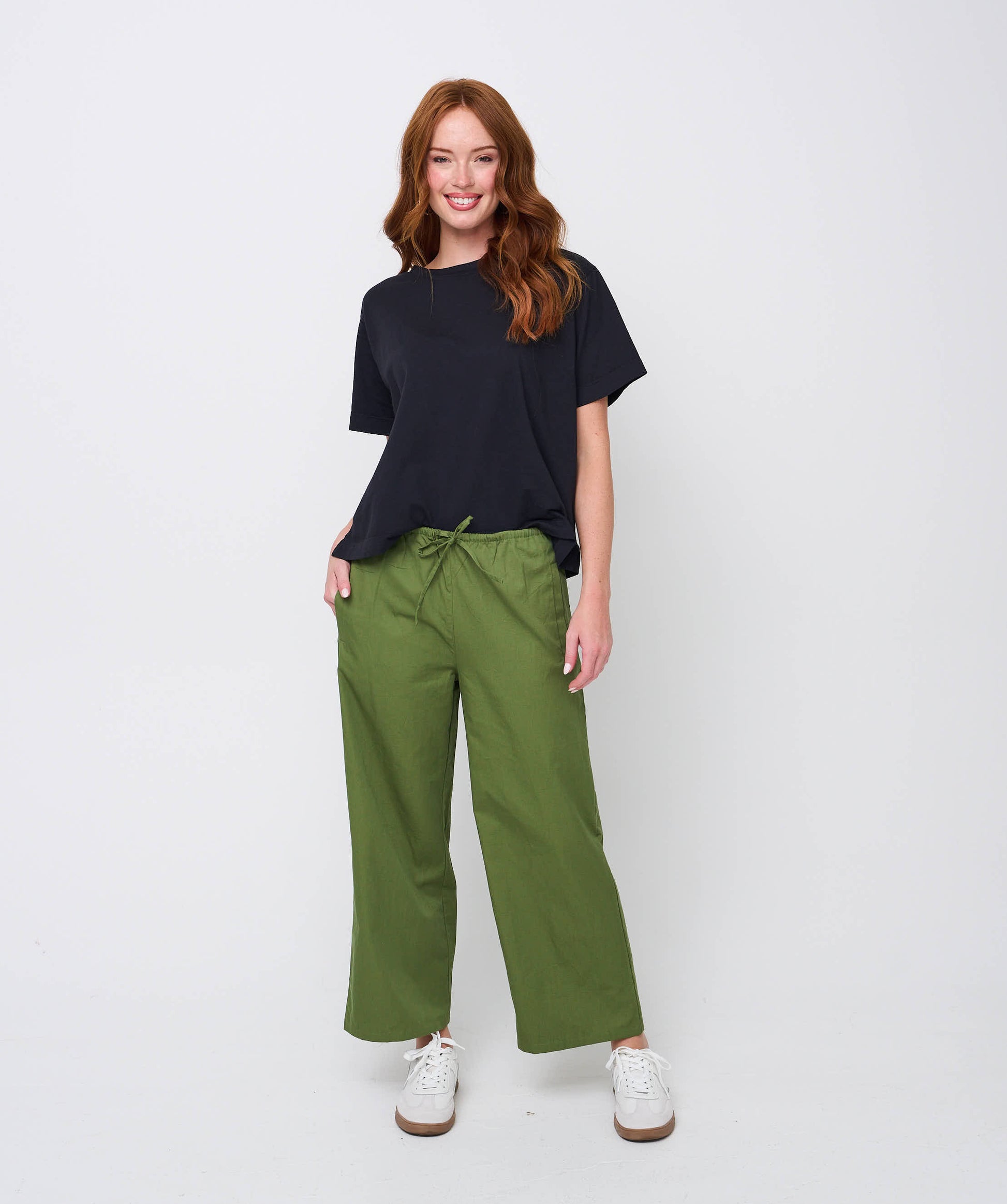 Shore Pant - Olive Twill 2