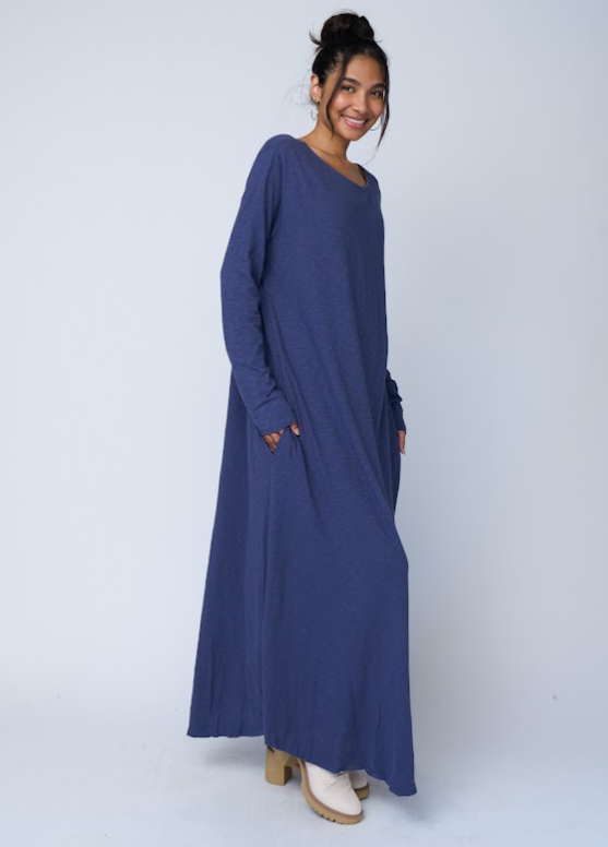 Be Clever Duo Dress - Inky Blue