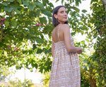 Hamptons Dress - Messy Dot Baked Clay