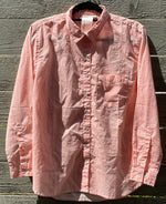 Good Boyfriend Shirt - Menswear Stripe Desert Pink