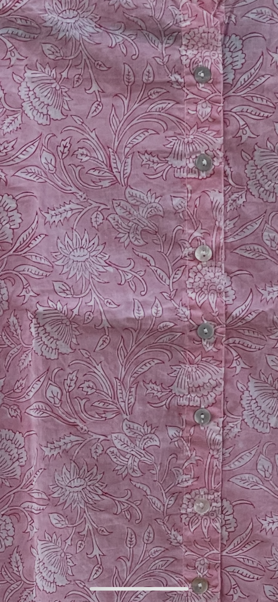 Good Girlfriend Shirt with Ruffle Trim Floral Escape Tickled Pink/Rose