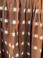 Meadow Dress -                                      Ikat Squares Mocha