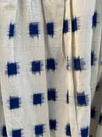 Meadow Dress -                                      Ikat Squares Cobalt