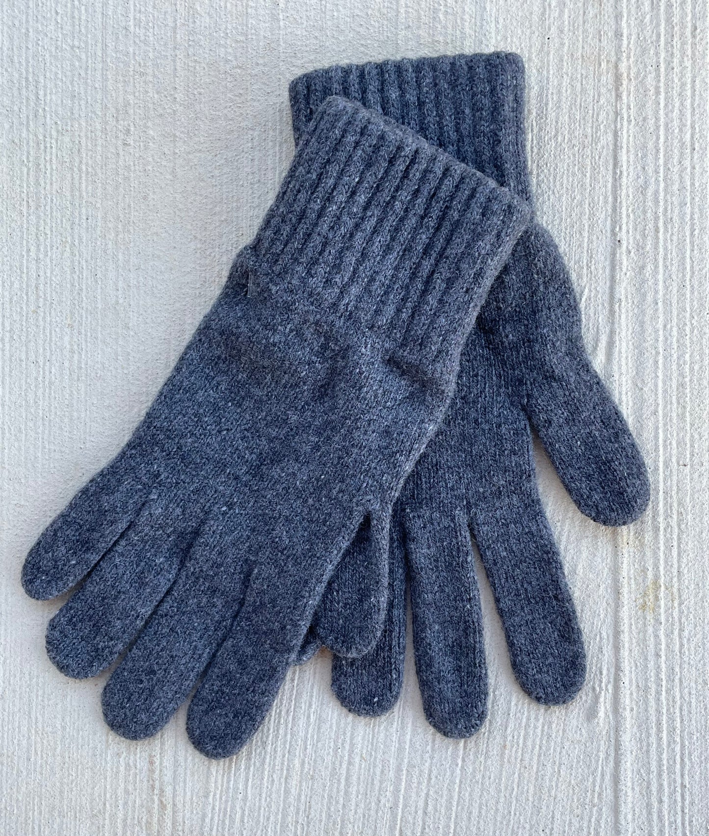 Bedford Recycled Cashmere Gloves Charcoal