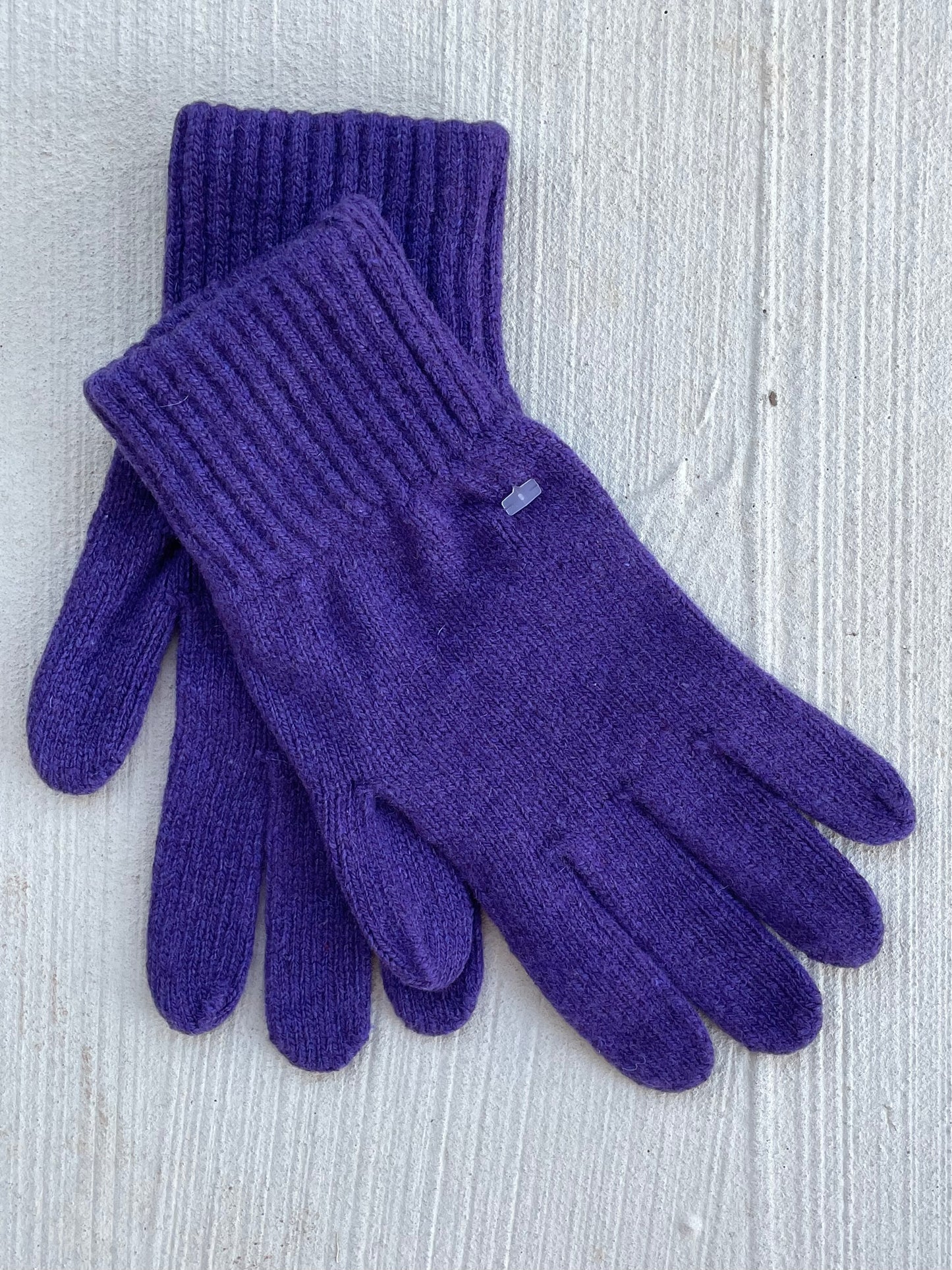 Bedford Recycled Cashmere Gloves Violet