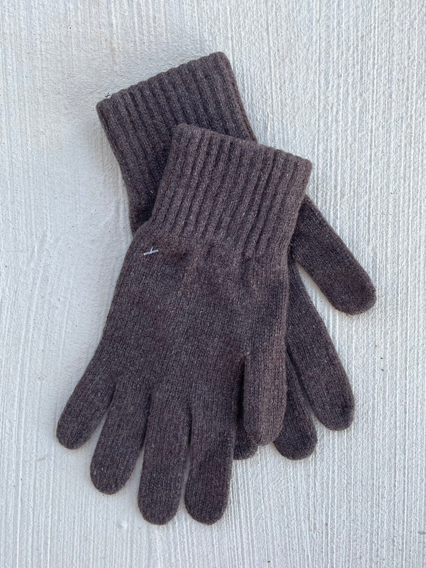 Bedford Recycled Cashmere Gloves Cocoa