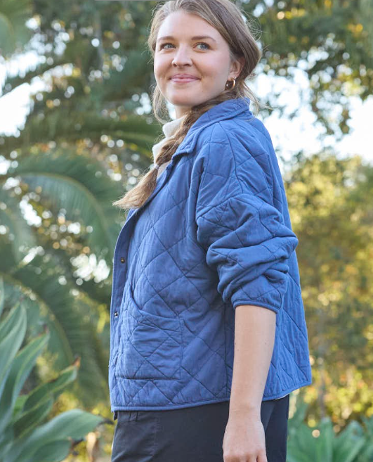 Countryside Quilted Jacket - Inky Blue