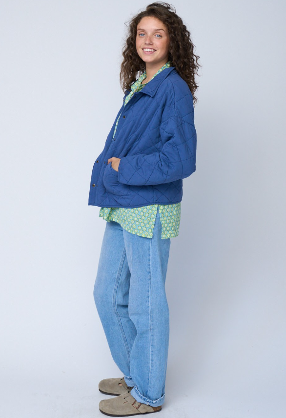 Countryside Quilted Jacket - Inky Blue