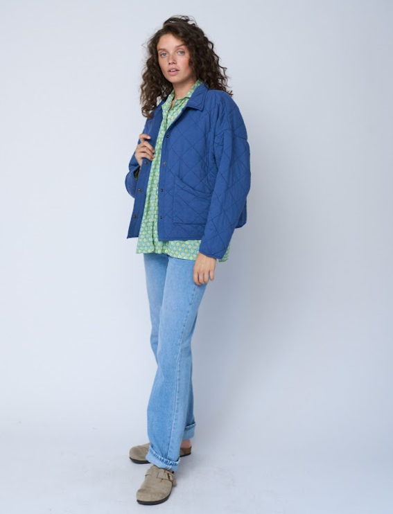 Countryside Quilted Jacket - Inky Blue