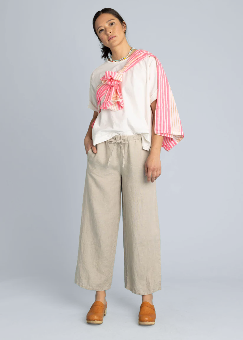 Shore Pant - Linen Natural Flax 1