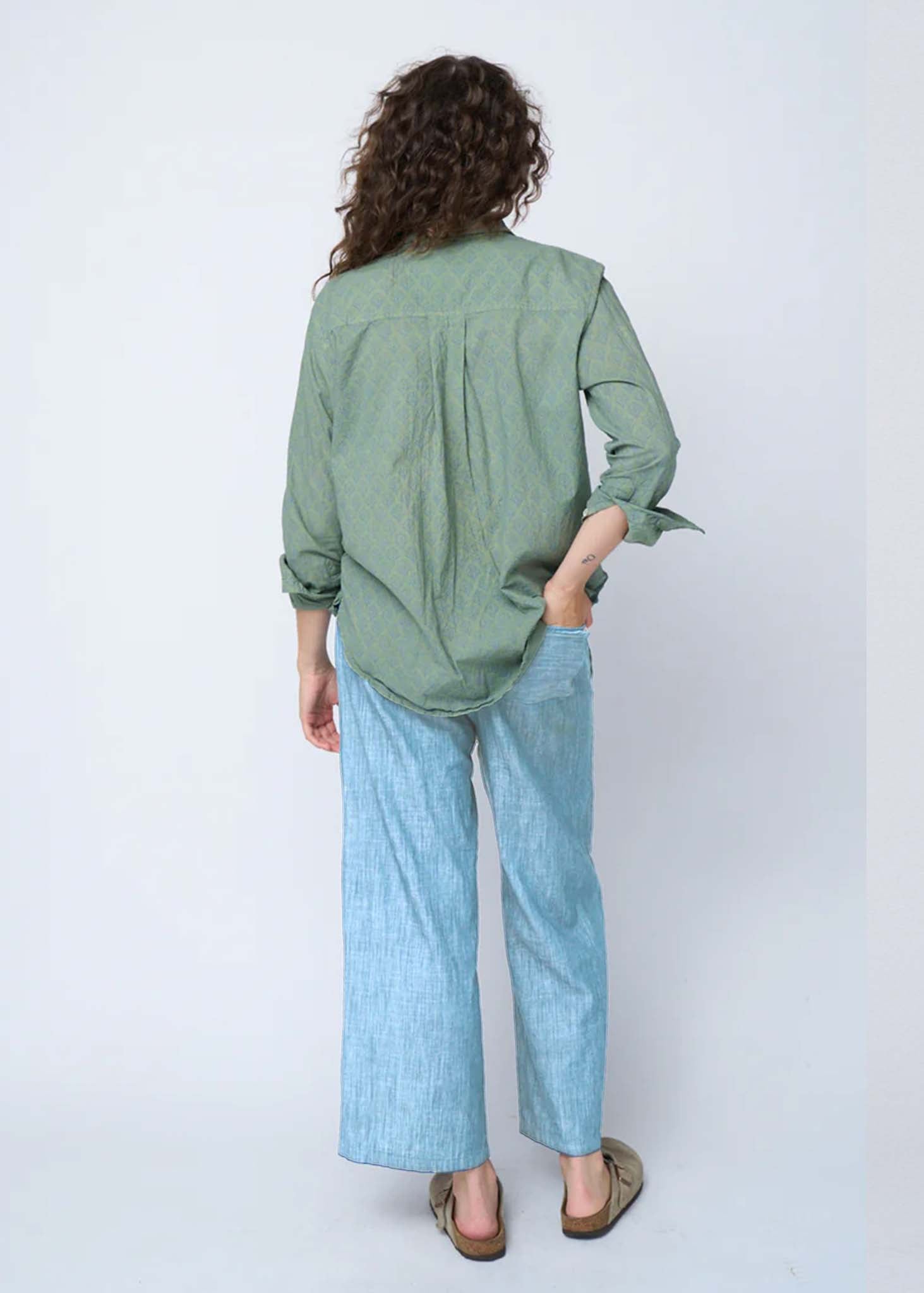 Shore Pant - Chambray Light Wash 2 - Back