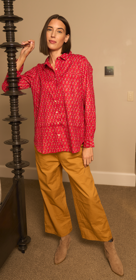 Good Boyfriend Shirt - Emory Floral Clay 3