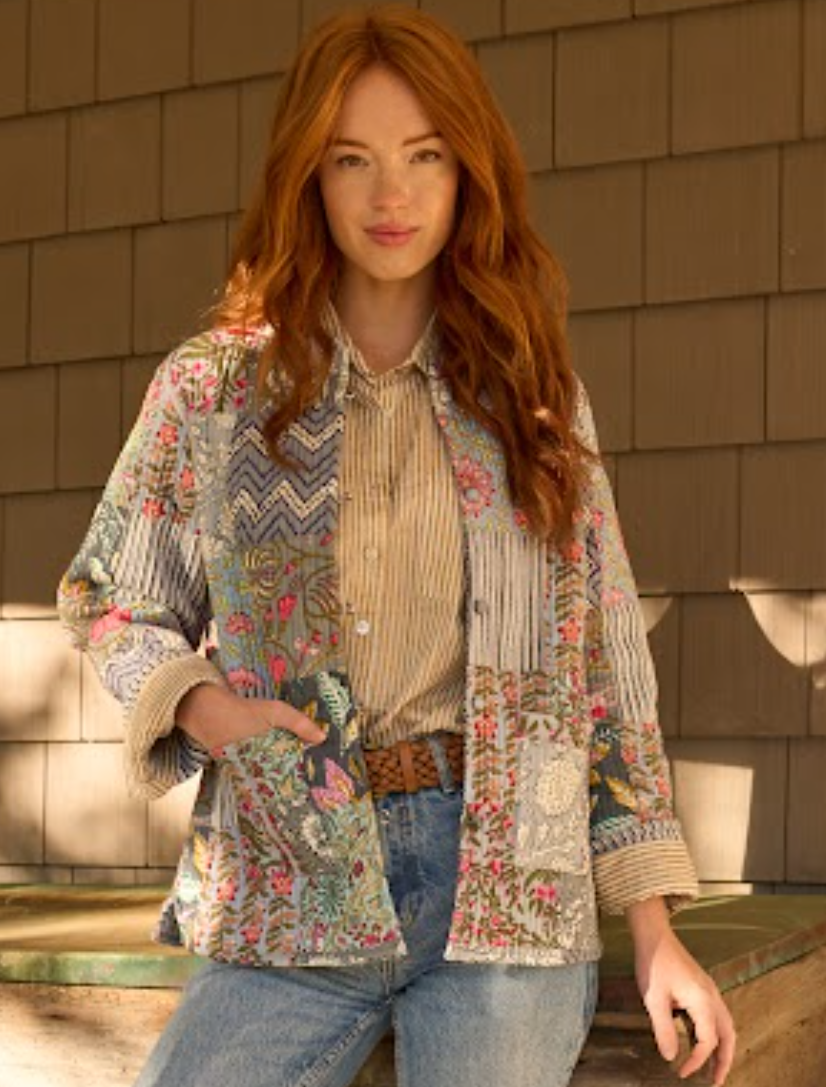 Sag Harbor Reversible Patchwork Jacket 1 - Front