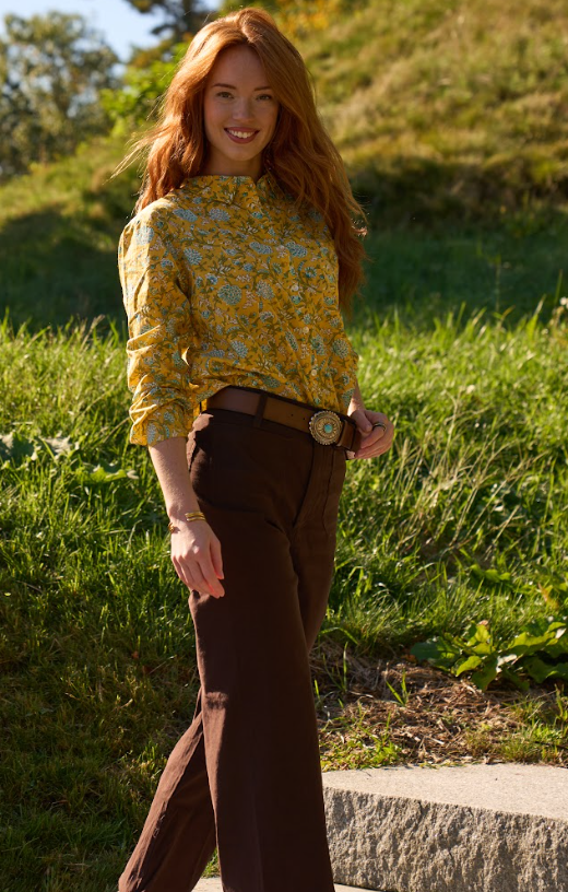 Good Boyfriend Shirt - Devon Floral Sunshine 2